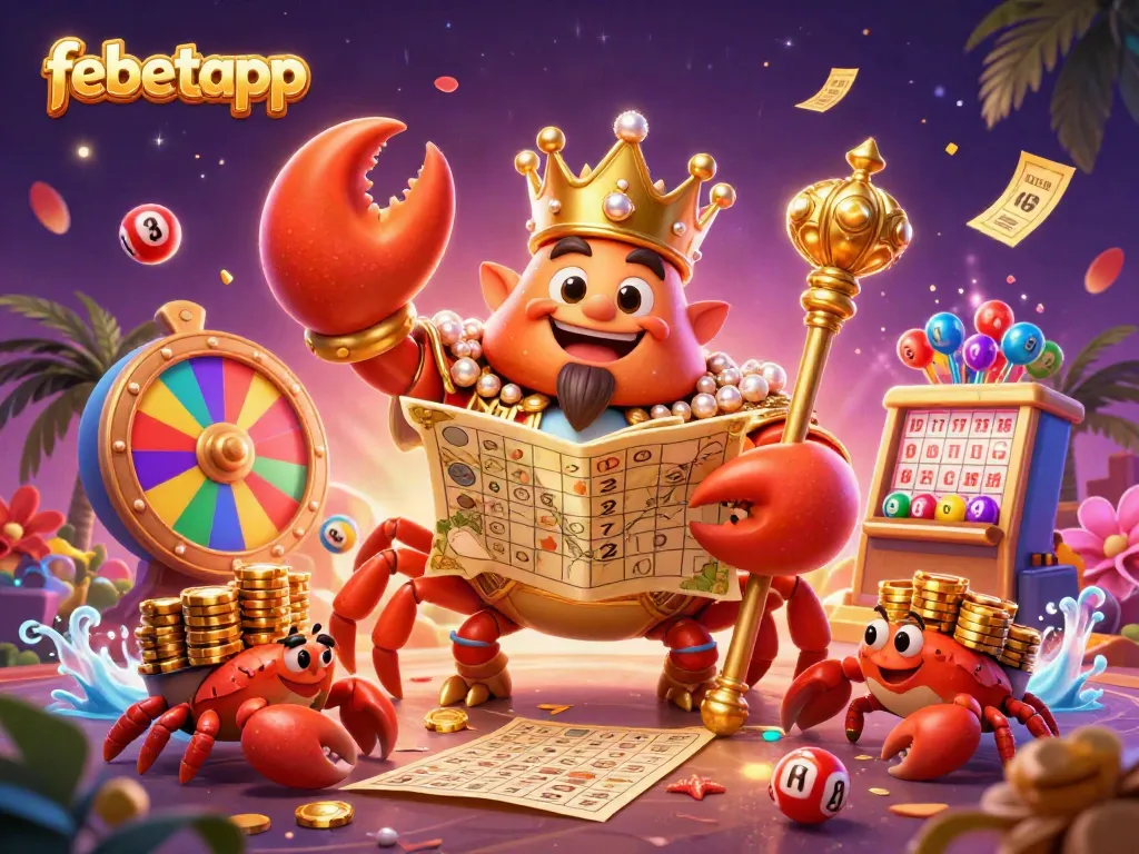 Win big with febetapp as the golden crab emperor rules a dynamic casino scene filled with vibrant games.