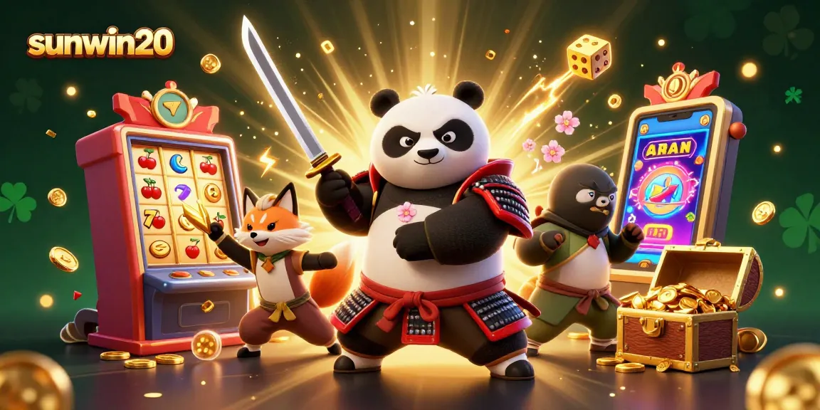 Experience thrilling wins at sunwin20 with vibrant gaming characters and exciting slot elements.